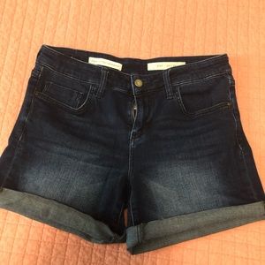 Boyfriend denim shorts